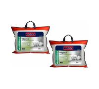 Lot de 2 oreillers ergonomiques à mémoire de forme - 45x70 cm - VEGETAL