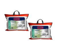 Oreiller Dodo Lot de 2 oreillers ergonomiques à mémoire de forme - 45x70 cm - VEGETAL