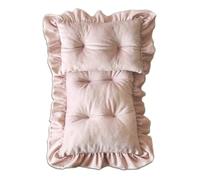 Lot de 2 oreillers et matelas en coton doux réutilisables pour photographie de nouveau-nés