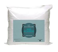 Lot de 2 oreillers Microfibre Anti-Acariens 60x60cm