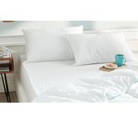 Lot de 2 oreillers microfibre Douceur de Blanrêve : 60 x 60 cm