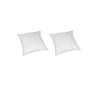 Lot de 2 oreillers Microgel Moelleux percale Simmons 60x60