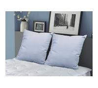 Lot de 2 oreillers naturels fermes plumettes - 60x60 cm - MERIBEL