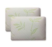 Lot de 2 Oreillers Rectangulaires à Mémoire de Forme VISCO 40x60cm - Confort Ergonomique, Soutien Cervical Optimal, Déhoussable