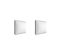 Lot de 2 oreillers spécial cervicales mousse mémoire 60x60