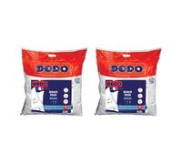 Lot de 2 oreillers toucher peau de pêche - 60 x 60 cm - DOUX DUO