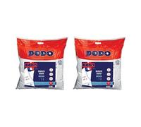 Lot de 2 oreillers toucher peau de pêche - 60 x 60 cm - DOUX DUO