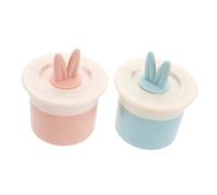 Lot De 2 Oreilles De Lapin Pour Le Visage Lavage Du Visage Porte-Bouteille D'Eau Joint D'Oreille De Lapin Amortisseur Décoration De Branchies De Requin Petite BATHVEVE