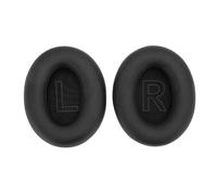 Lot de 2 Oreillettes de Rechange en Cuir protéiné pour Casque Anker Life Q20 Q20 BT Noir, expérience d'écoute améliorée, Isolation du Bruit, Installation Facile (Noire)