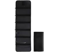 Lot de 2 organiseurs d’argent pour espèces, sac de rangement avec protection RFID et 6 poches zippées, organiseur à 6 volets pour devises et billets de voyage, portefeuille mixte homme femme