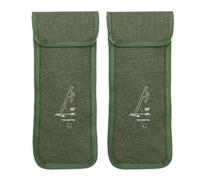 Lot de 2 organiseurs de piquets de camping portables pour piquets de tente, accessoires de camping, sac à outils, sac de transport pour clous au sol