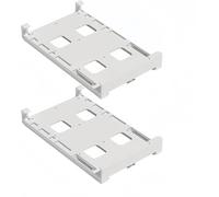 Lot De 2 Organiseurs De Réfrigérateur,Blanc,Peu Encombrant,Unique,Rangement De Boissons,Rangement De Boissons De Réfrigérateur,Organisateur De Tiroir