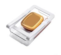 Lot de 2 organiseurs de tiroir de réfrigérateur pour maximiser l'espace du réfrigérateur, adaptés pour stocker divers articles alimentaires proprement et en toute sécurité (1)