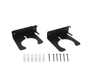 Lot de 2 organiseurs muraux en métal pour pulvérisateurs de jardin pour fournir un soutien stable et rapide pour les tâches de jardinage de routine