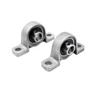 Lot de 2 ou 10 paliers à semelle en alliage de zinc KP08, KP000, KP001, KP002, KP003, KP004, alésage intérieur 8 mm, 10 mm, 12 mm, 15 mm, 17 mm, 20 mm, mini roulements(10Pcs,KP001 12mm)