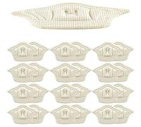 Lot de 2 ou 20 semelles intérieures - Coussinets de protection du talon pour chaussures de sport - Taille réglable - Soulage la douleur - Coussin de protection du talon (beige, 5 mm, 1 paire (2 pièces