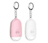 Lot De 2 Ou 3 Sirènes De Sécurité Personnelles Rechargeables Par Usb, 130db, Alarme D'auto-Défense Pour Femmes, Enfants Et Personnes Âgées