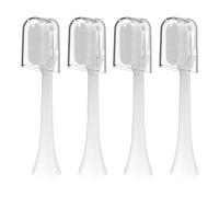 Lot de 2 ou 4 brosses à dents ultra-fines et souples, for le soin des gencives sensibles, compatibles avec les têtes Phili HX3/HX6/HX9(4PCS White)