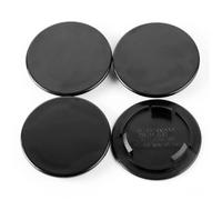 Lot de 2 ou 4 enjoliveurs moyeu Voiture, diamètre extérieur 69 mm/2,78", intérieur 48,73 mm/1,91", compatibles avec Les Accessoires RN-001 R16 RX-201#09.23.437 ..439 .24.258(4Pcs Black)