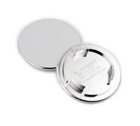 Lot de 2 ou 4 enjoliveurs moyeu Voiture, diamètre extérieur 69 mm/2,78", intérieur 48,73 mm/1,91", compatibles avec Les Accessoires RN-001 R16 RX-201#09.23.437 ..439 .24.258(2Pcs Chrome)