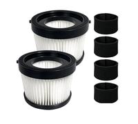 Lot de 2 ou 4 filtres en mousse et brosse compatibles avec les aspirateurs à main sans fil DEWALT DCV5011H et DCV501HB(2 Pack)
