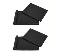Lot de 2 ou 4 isolants acoustiques en mousse pour haut-parleurs de studio - Matériau haute densité réduisant les vibrations et la résonance pour un son précis (B)