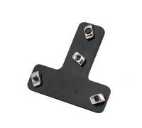 Lot De 2 Ou 4 Pièces D'imprimante 3D, 5 Trous, Type T, Plaque De Jonction, Support D'angle, Connexion For Profilé Aluminium 2040 Ender3 CR0(2pcs)