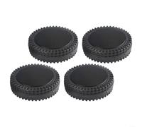 Lot de 2 ou 4 roues de barbecue de 15,2 cm avec couvercles pour une installation rapide et simple (4 pièces)