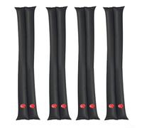 Lot de 2 ou 4 sacs à eau robustes en PVC pour couvertures de piscine, tuyau à double rangée, poids coupe-vent de 240 cm
