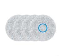 Lot de 2 ou 4 serpillères de rechange pour aspirateur robot Dreame Cyber 10 Ultra, chiffons de nettoyage lavables en microfibre, fournitures d'entretien réutilisables pour sols stratifiés, carreaux de