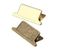 Lot de 2 ou 4 trombones antiques pour carnet de notes, journal, planificateur, reçus, factures, notes permanentes