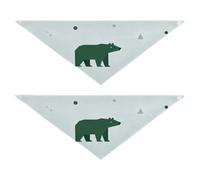 Lot de 2 ours résistants à l'usure pour animaux de compagnie en plein air qui veulent se déguiser jusqu'à 63,5 cm, 2,5 x 22,9 cm, 20,3 cm