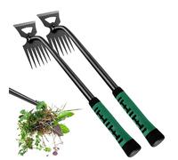 Lot De 2 Outil De Désherbage, Désherbeur Manuel, Désherbeurs 6 Dents, Outil de Désherbage Manuel Léger et Portable,Pour Désherber Votre Jardin, Désherbage Rapide, Extracteur Mauvaises Herbes(2Pcs)