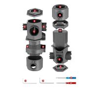 Lot de 2 outils 16 en 1 pour réparation de robinet de lavabo