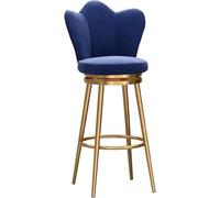 Lot de 2 outils de bar modernes avec cadre en métal doré doré, 75 cm, hauteur stylée et durable, parfaite pour la cuisine ou le bar à la maison, la solution de revêtement chic