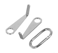 Lot de 2 outils de batterie en acier inoxydable pour sonnette vidéo Ring