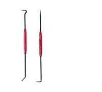 Lot de 2 outils de crochetage à double tête avec têtes amovibles pour joints toriques, ressorts, rondelles, 227 mm en alliage d'aluminium
