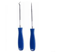 Lot de 2 outils de crochetage pour extracteur de joint d'étanchéité en acier trempé avec crochets droits et crochets à 135 degrés pour réparation de moteur de voiture