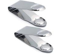 Lot de 2 outils de cuisine en acier inoxydable pour fraises et légumes - Argenté - 7,1 x 2,5 cm
