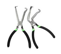 Lot de 2 outils de démontage de fiches coudées avec double angle et prise antidérapante pour connecteur électrique automobile