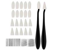 Lot de 2 outils de dessin pour croquis, estompeur d'artiste, grattoirs à croquis, éponges effaçables avec 20 éponges à frotter pour étudiants, artistes, peinture au fusain, fournitures artistiques,