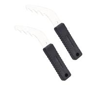 Lot de 2 outils de jardin robustes pour l'élimination des mauvaises herbes | Outil manuel d'élimination de l'herbe avec poignée ergonomique pour femmes hommes jardiniers pelouse jardin racines entretien