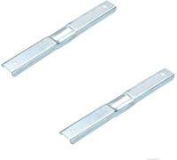 Lot de 2 outils de jauge de profondeur de tronçonneuse de précision - 0,65 mm - Kit de guide de lime portable avec gabarit en acier inoxydable pour tronçonneuses Oregon/Husqvarna