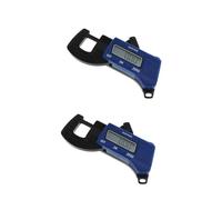 Lot de 2 outils de jauge d'épaisseur numérique portable Mini Micromètre Pied à coulisse Micromètre Outil de mesure Plastigauge