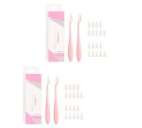 Lot de 2 outils de mélange pour esquisse, surlignage, estompes, estompes en ABS avec 20 embouts éponge de rechange pour la correction des beaux-arts