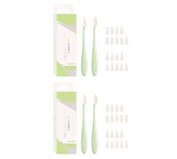Lot de 2 outils de mélange pour esquisser les muscles abdominaux avec 20 éponges de rechange en caoutchouc