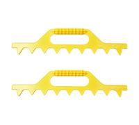 Lot de 2 outils de mesure d'apiculture avec 8 entretoises de cadre - Râteaux de haute précision adaptés aux outils d'apiculture professionnels - Entretoise réglable pour la production en nid d'abeille