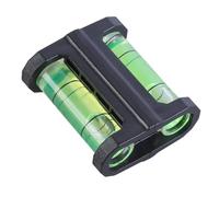 Lot de 2 outils de mesure de nivellement - Niveaux à bulles - Disposition portable avec base