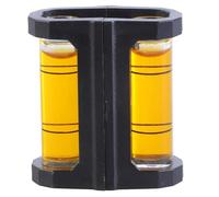 Lot de 2 outils de mesure de nivellement - Niveaux à bulles - Petit niveau à bulle - Outil de mise en page portable avec base pour rénovation de la maison