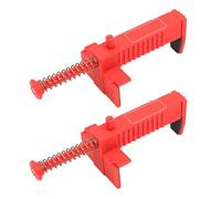 Lot de 2 outils de nivellement de revêtement de brique - Pinces de ligne de coureur - Clips de ligne de tiroir - Outil de maçonnerie réglable